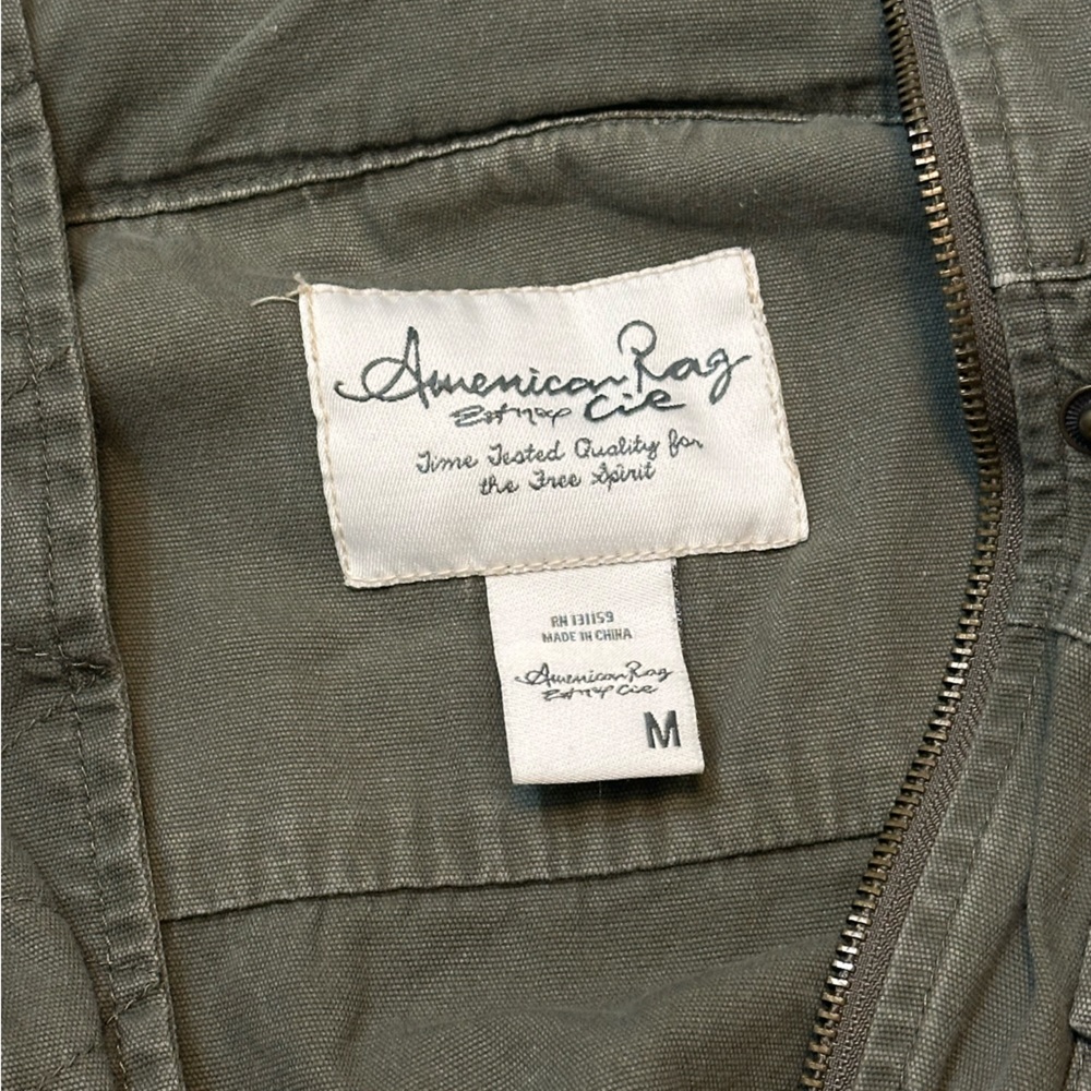 American Rag Khaki Utility Jacket - Picture 4 of 9
